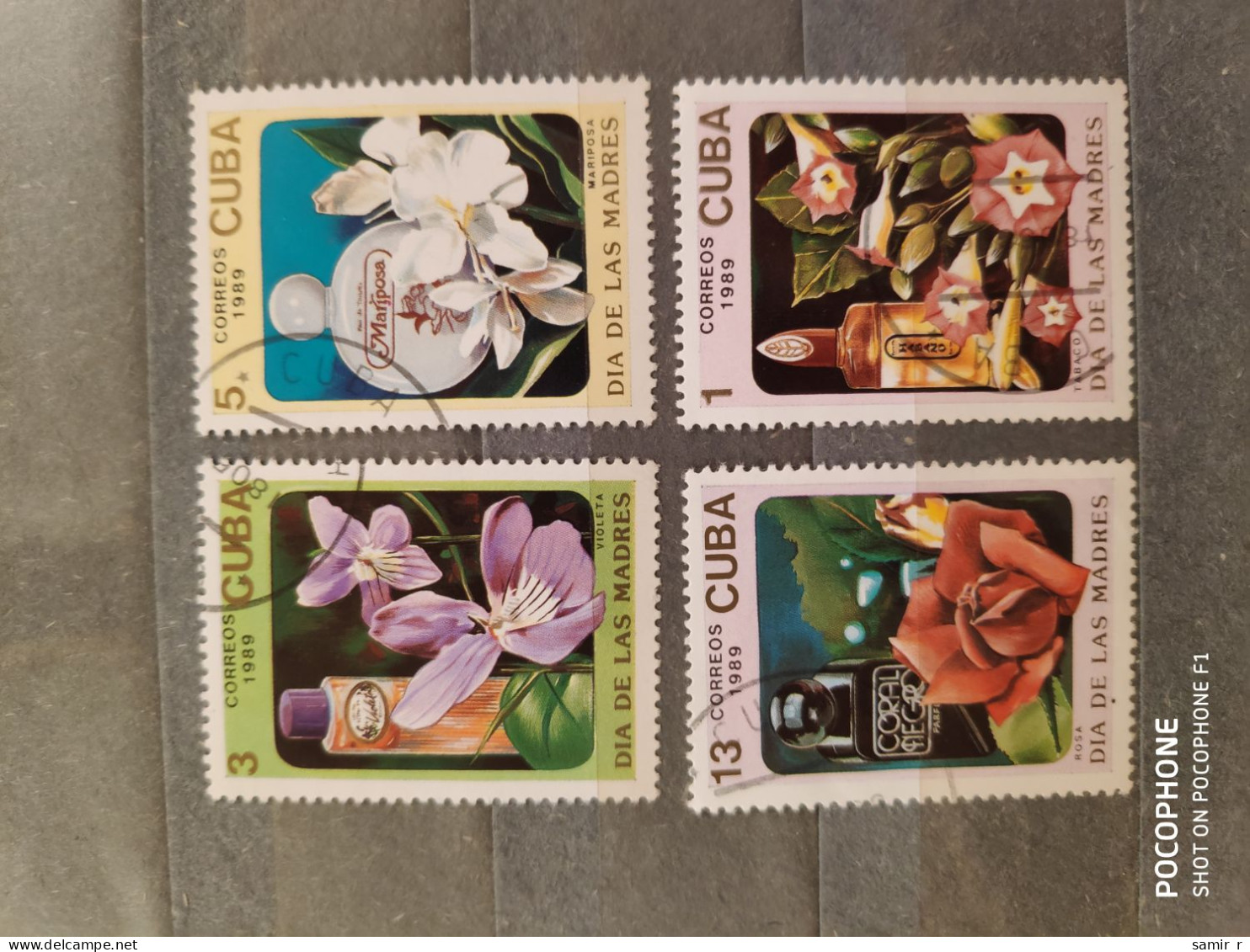 1989	Cuba	Flowers (F86) - Oblitérés