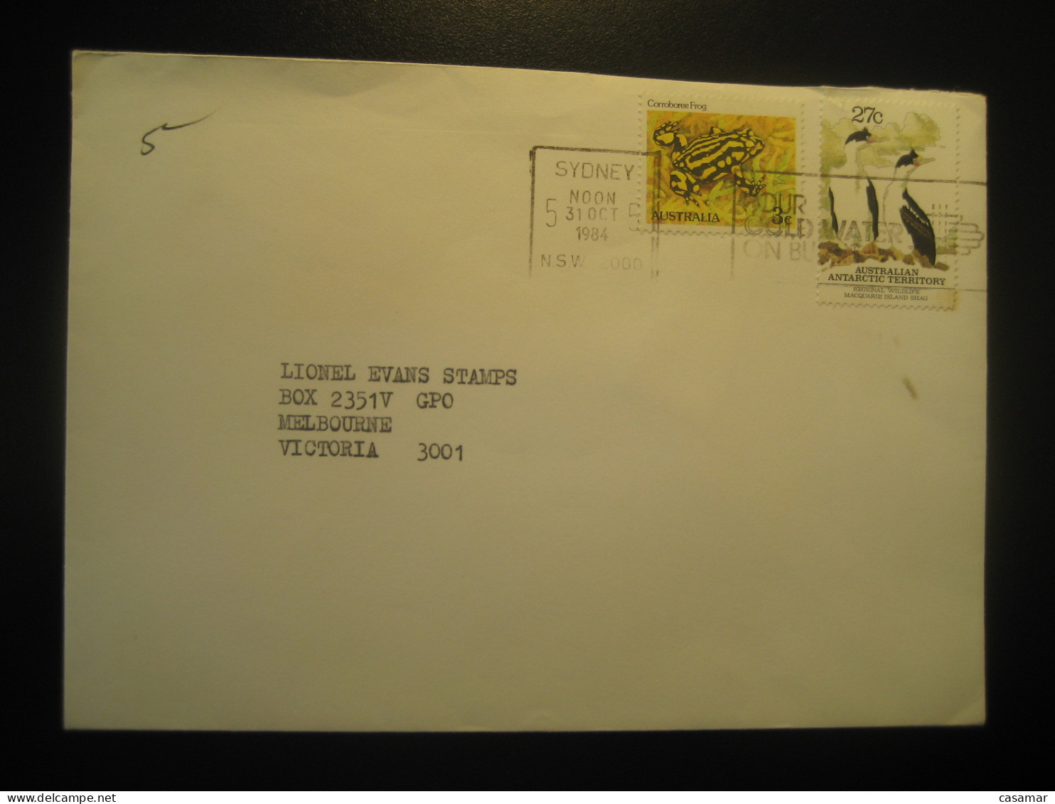 SYDNEY 1984 Macquarie Island Shag Cancel Cover AAT Australian Antarctic Territory Antarctics Antarctica - Brieven En Documenten