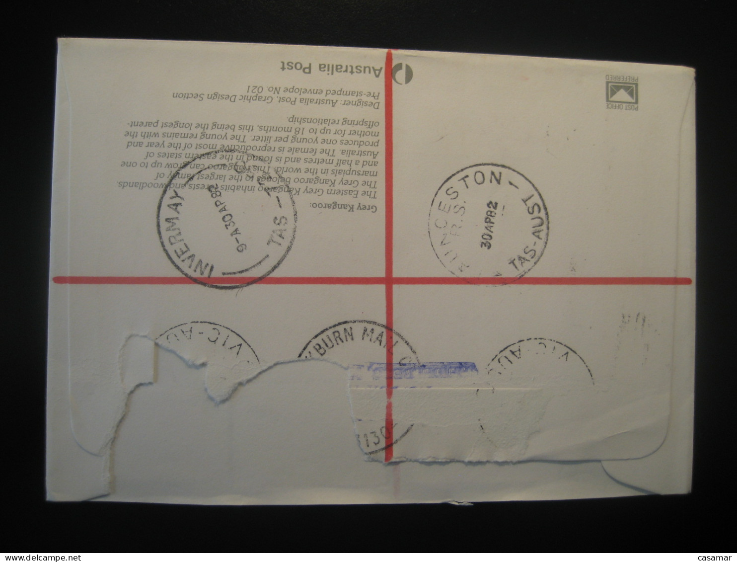 BARKER 1982 S. Y. Discovery Ship Registered Cover AAT Australian Antarctic Territory Antarctiqu Antarctica Australia - Lettres & Documents