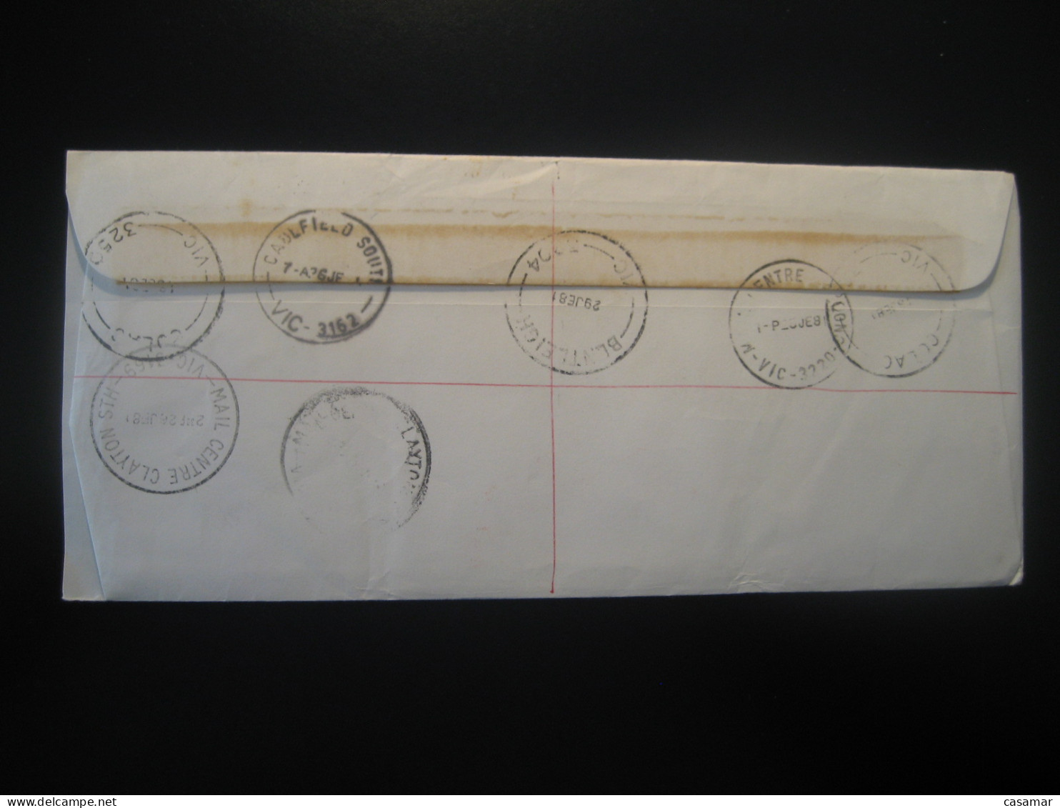 COLAC 1981 H. M. S. Resolution Ship Registered Cover AAT Australian Antarctic Territory Antarctiqu Antarctica Australia - Covers & Documents