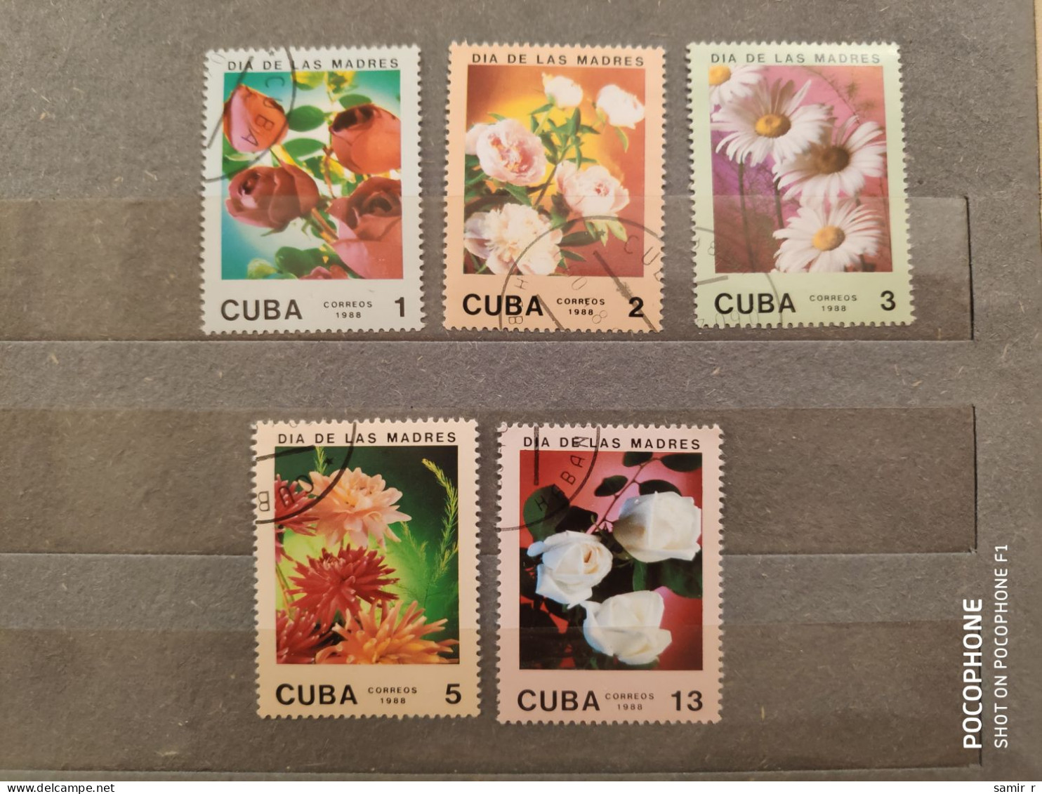 1988	Cuba	Flowers (F86) - Oblitérés
