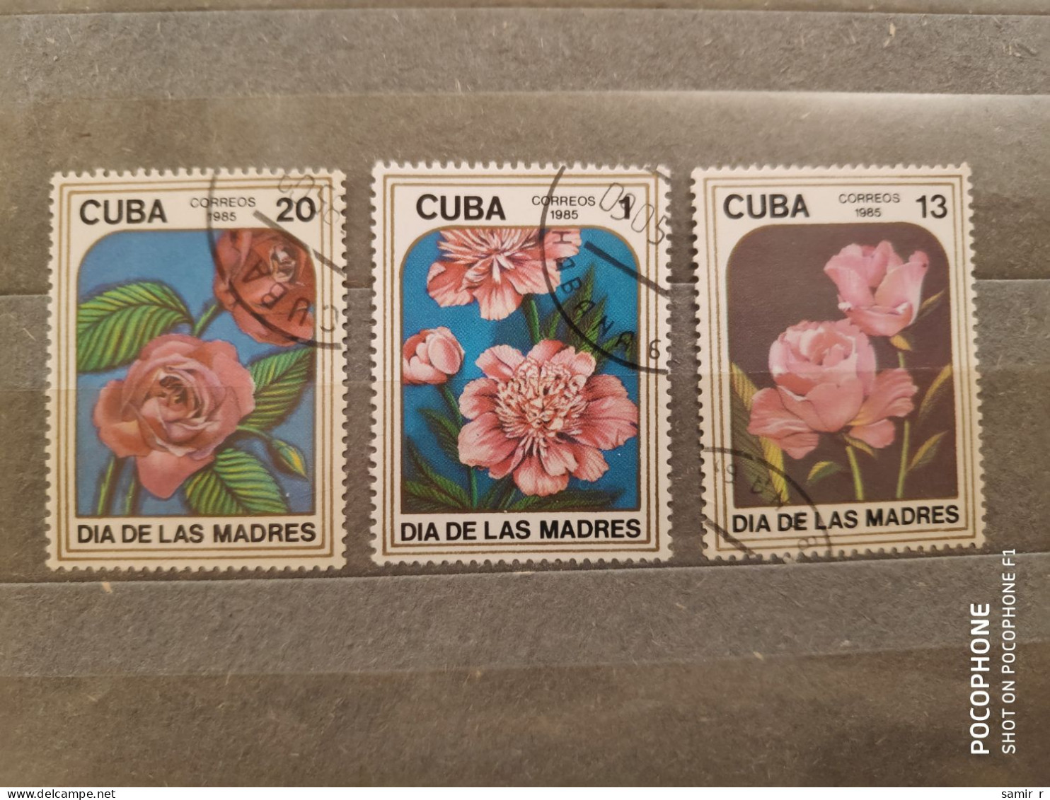 1985	Cuba	Flowers (F86) - Oblitérés