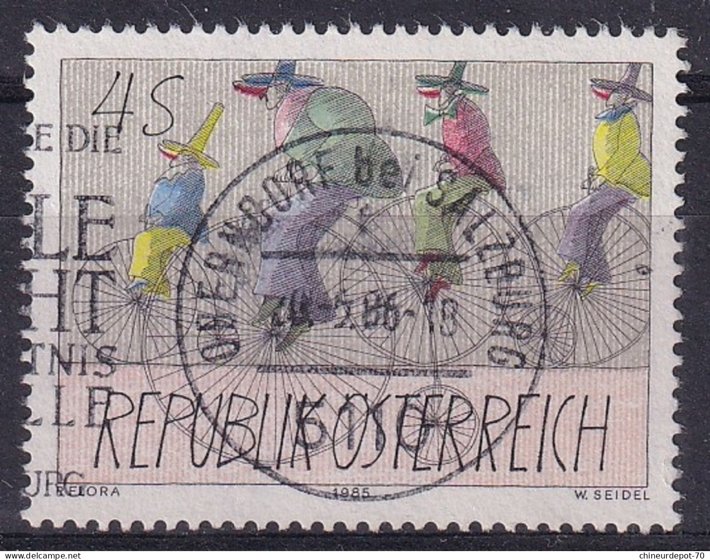 REPUBLIK ÖSTERREICH 1985 Oberndorf Bei Salzburg - Oblitérés