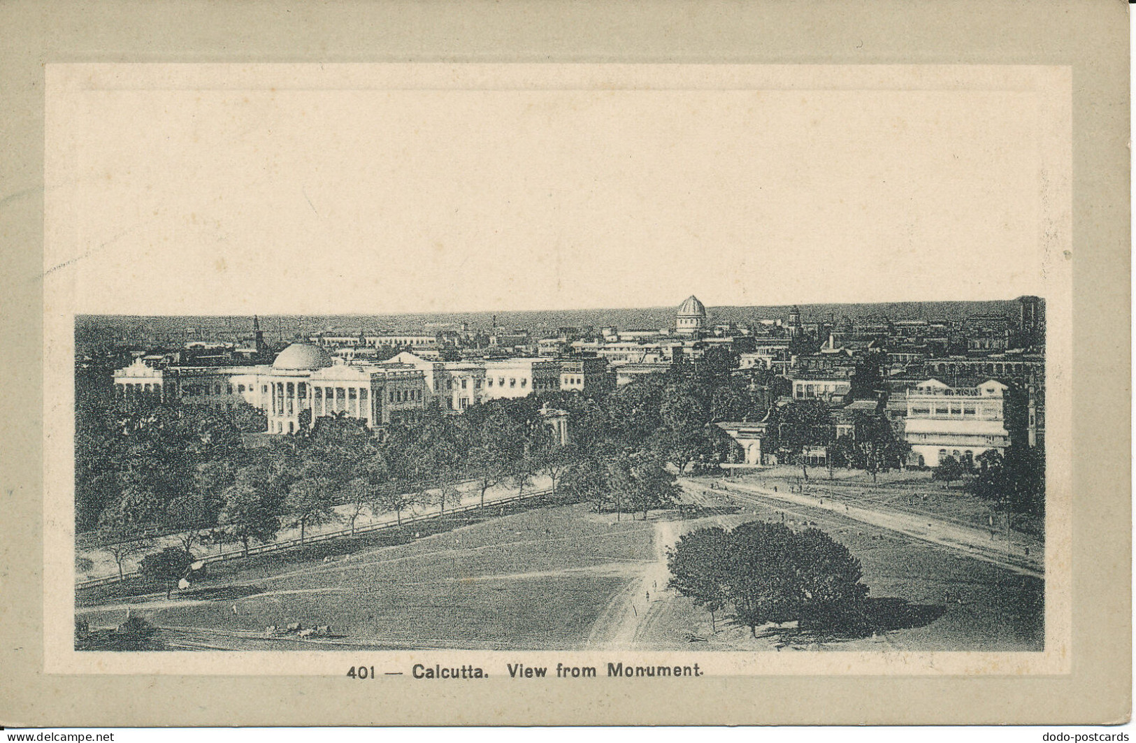 PC37055 Calcutta. View From Monument. No 401. B. Hopkins - World