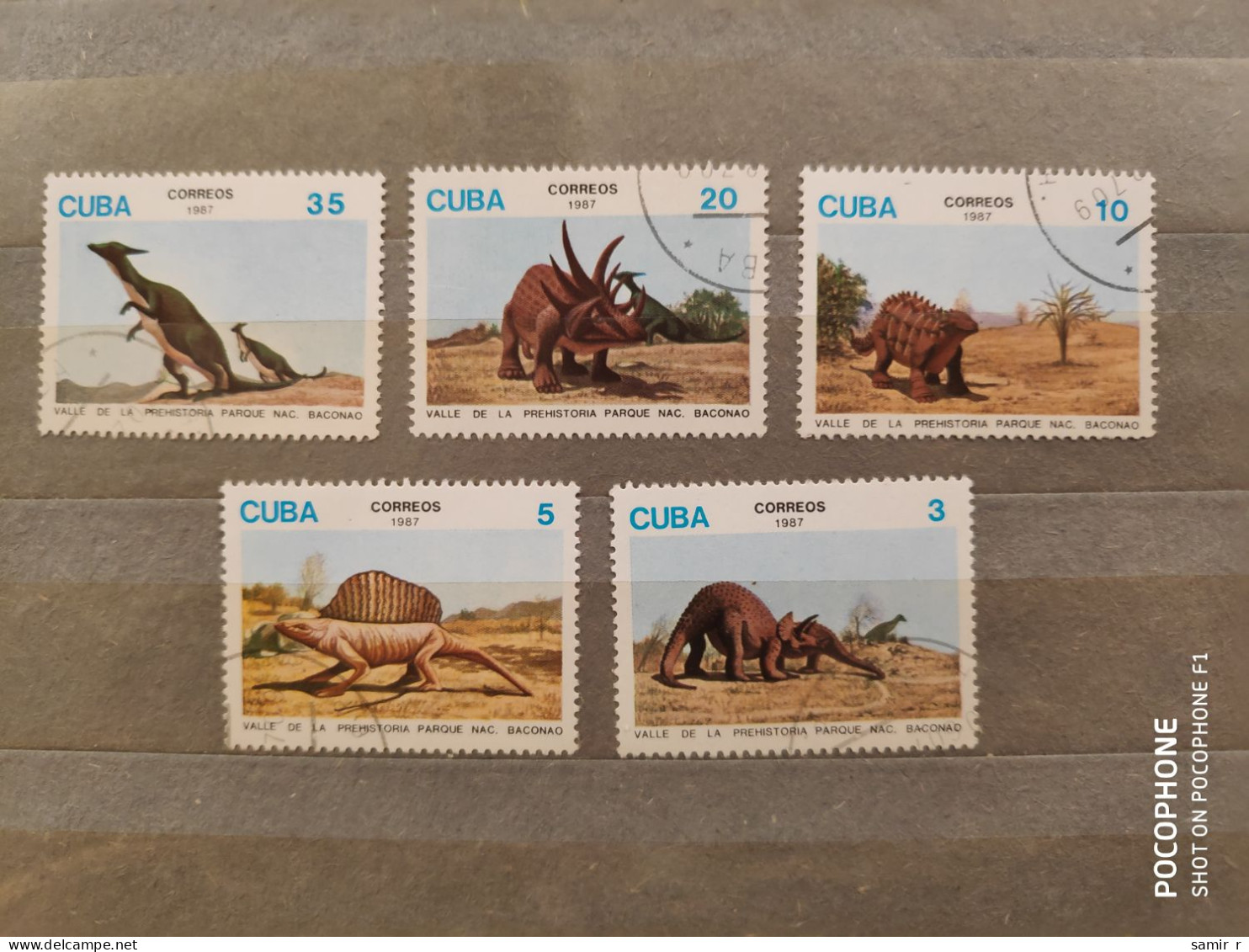 1987	Cuba	Dinosaurs (F86) - Oblitérés