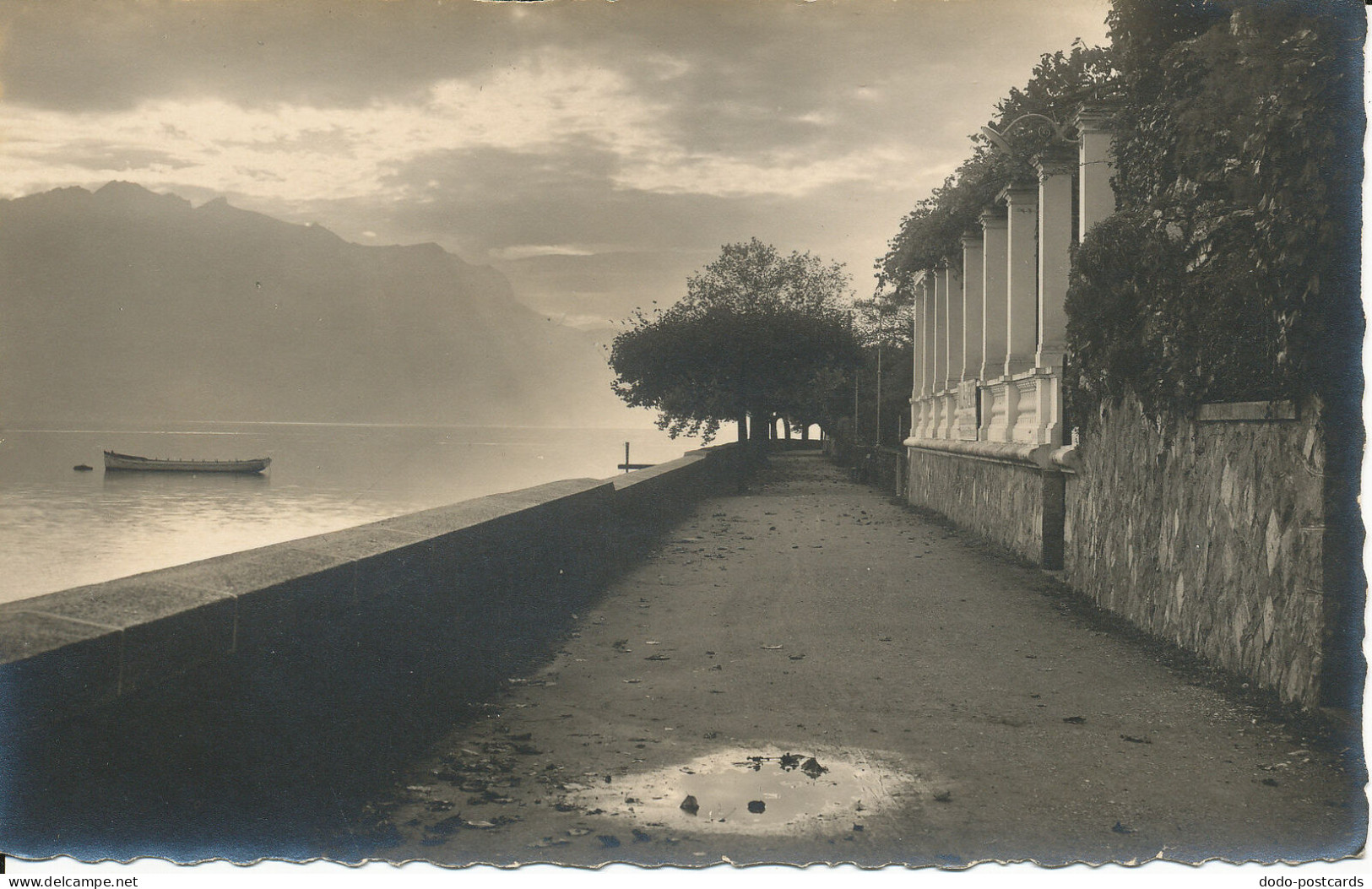 PC36626 Old Photo. A Lake And Mountain. Fransioli Freres. B. Hopkins - World