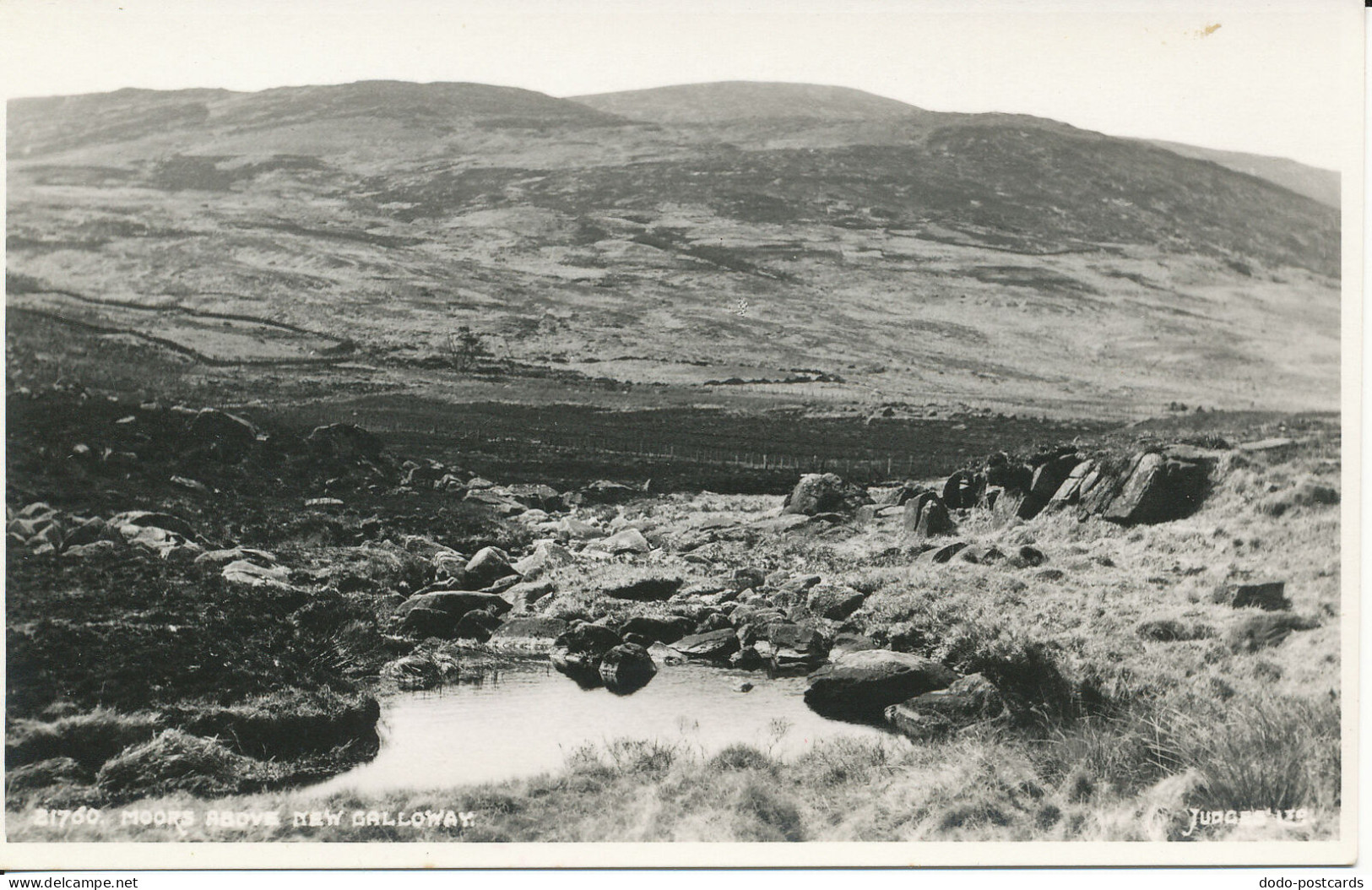 PC35614 Moors Above New Galloway. Judges Ltd. No 21760. RP - World