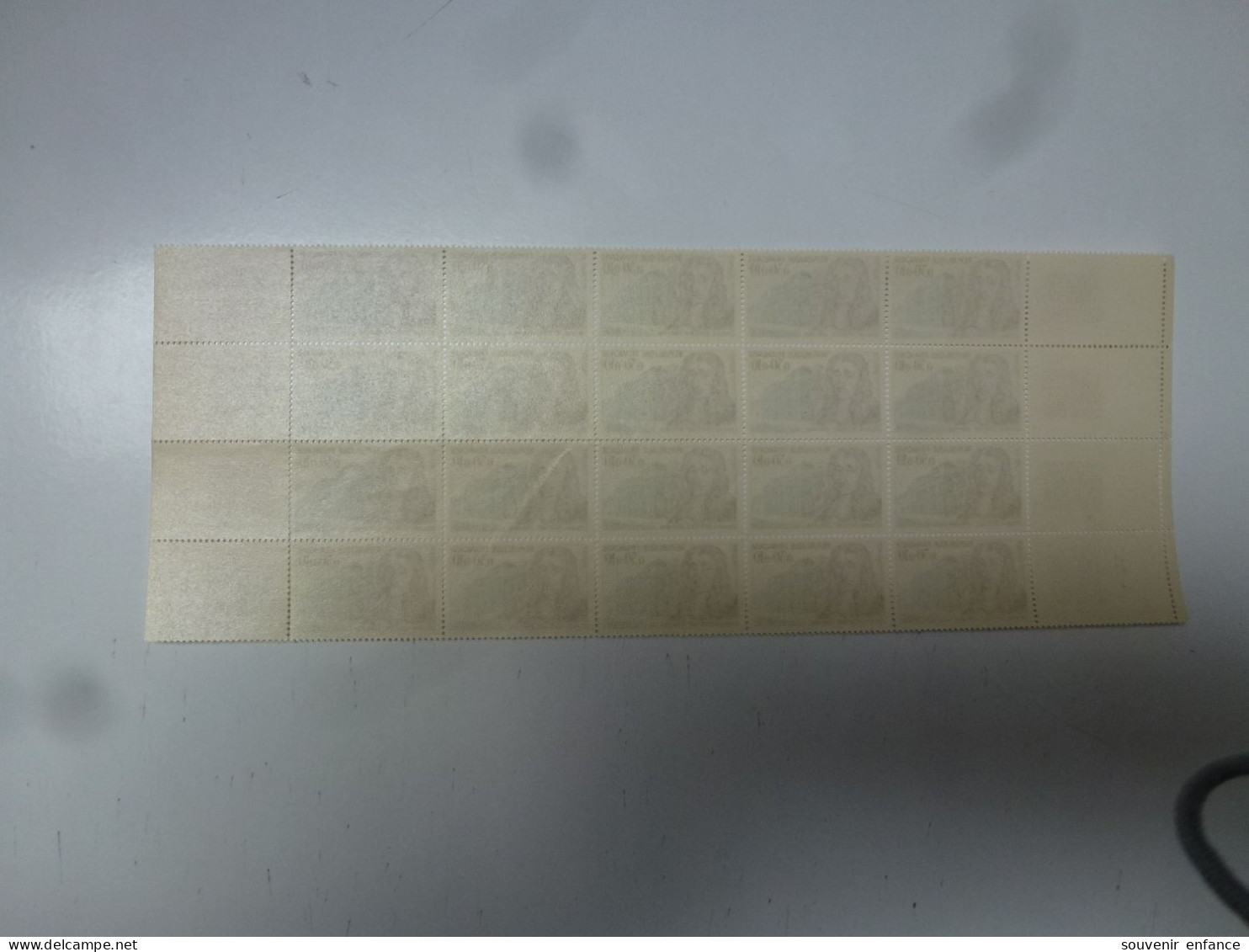 Fragment De Feuille Plis François Massart 1966 N°1471 Vendue à La Faciale - Full Sheets