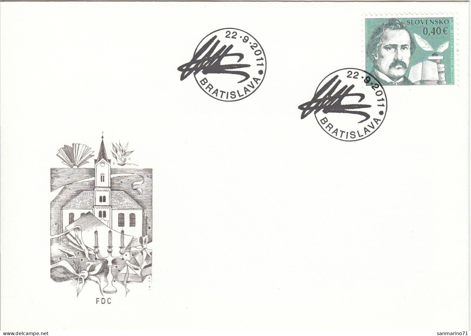 FDC SLOVAKIA 668 - FDC