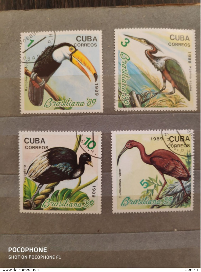 1989	Cuba	Birds (F86) - Oblitérés