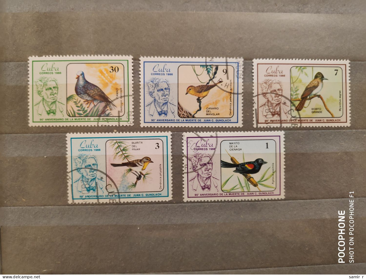 1986	Cuba	Birds (F86) - Oblitérés