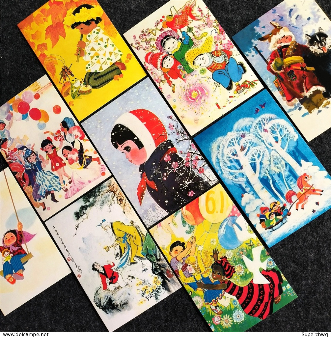 China Postcard 15 Illustrated Postcards For Children's Books And Calendars - Cina