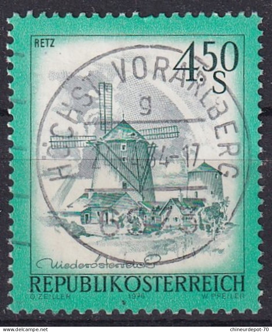 REPUBLIK ÖSTERREICH 1976 RETZ Cachet Hochst Vorarlberg - Oblitérés