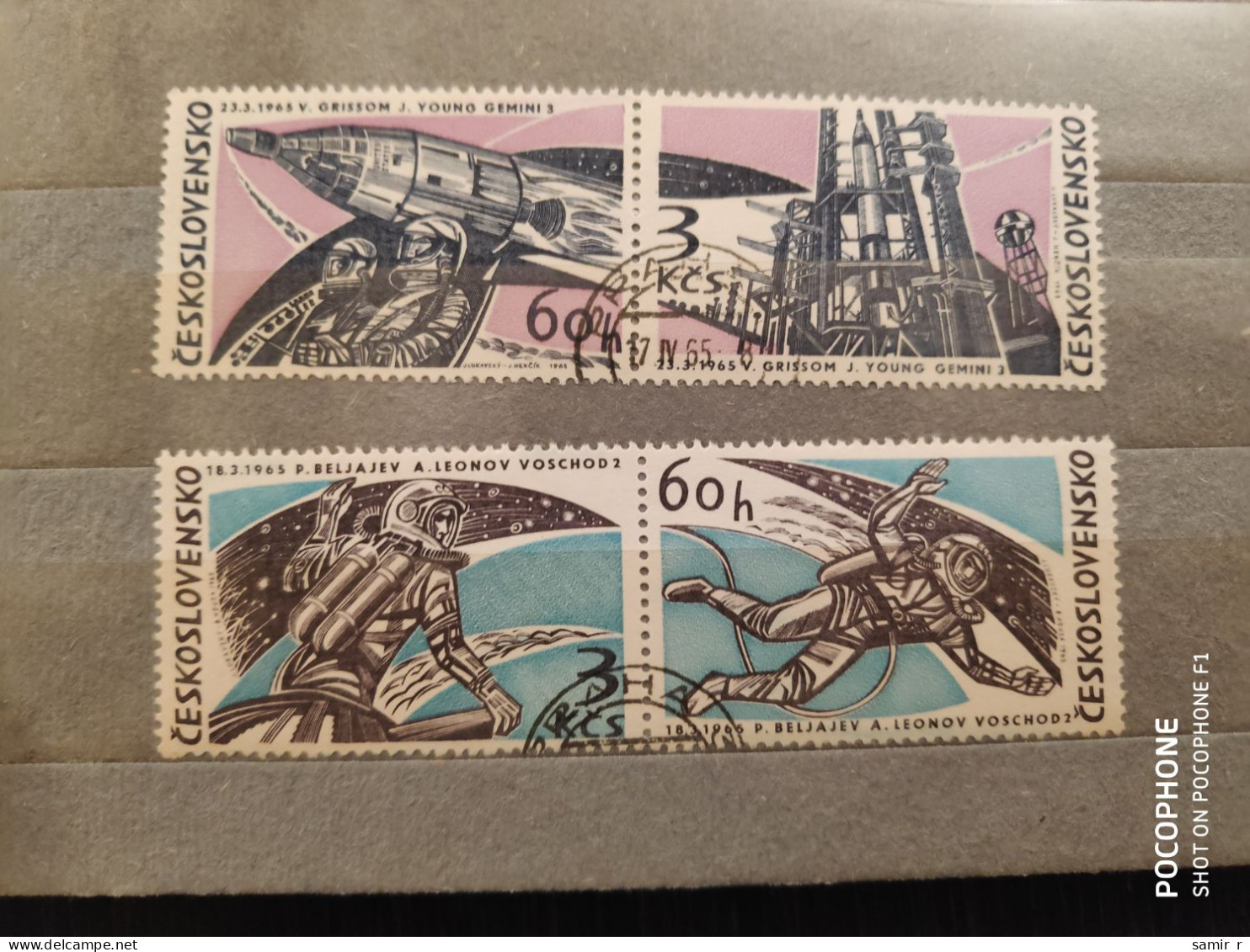 1965	Czechoslovakia	Space (F86) - Used Stamps
