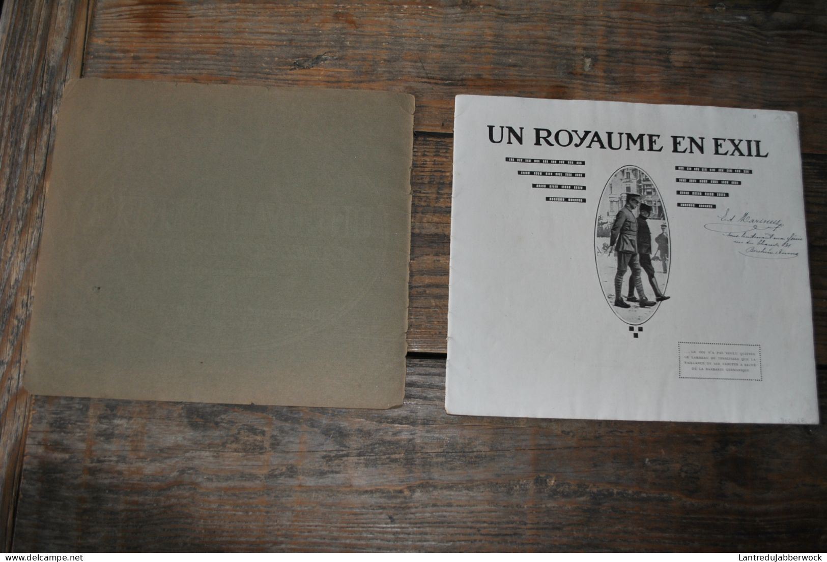 Maurice Des Ombiaux Un Royaume En Exil La Belgique Du Dehors 1 Documents Du Service Photographique De L'armée Belge Yser - War 1914-18