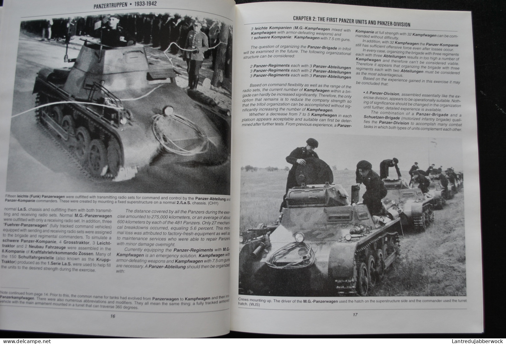 PANZER TRUPPEN VOL. 1 THE COMPLETE GUIDE TO THE CREATION & COMBAT EMPLOYMENT OF GERMANY'S TANK FORCE 1933-1942 RARE - Vehículos