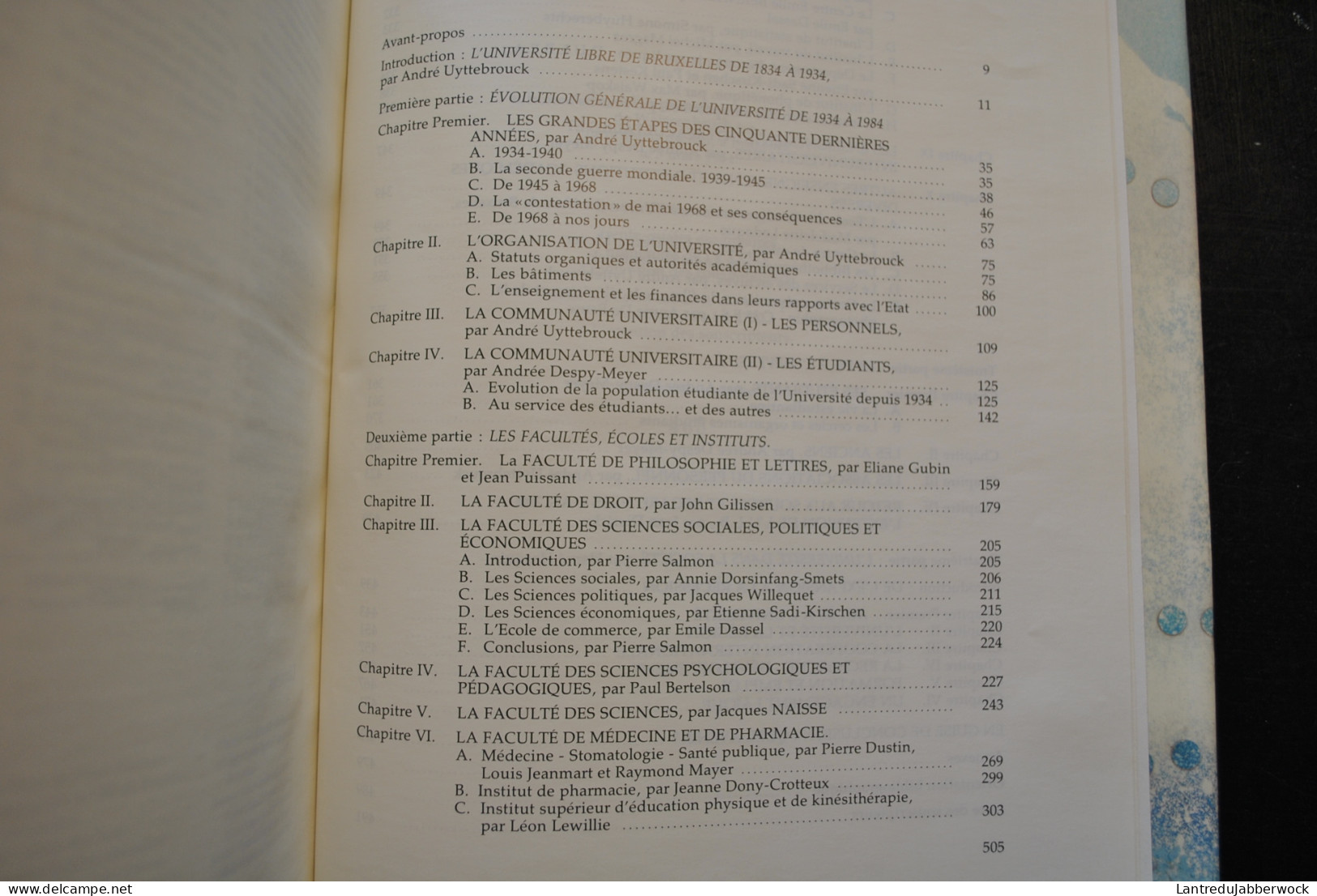 Les 150 Ans De L' ULB Université Libre De Bruxelles 1834 1984 Tirage Limité 1770 Ex Facultés Ecoles Instituts Recherche  - Belgium