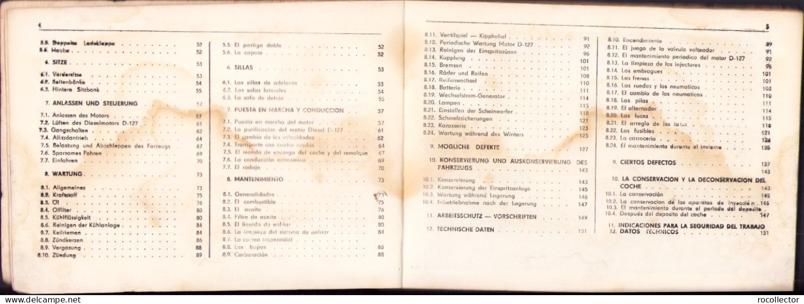 Aro 240 Aro 241 Aro 242 Aro 243 Aro 244 Aro 320 Technisches Buch Libro Tecnico 1982 699SPN - Alte Bücher