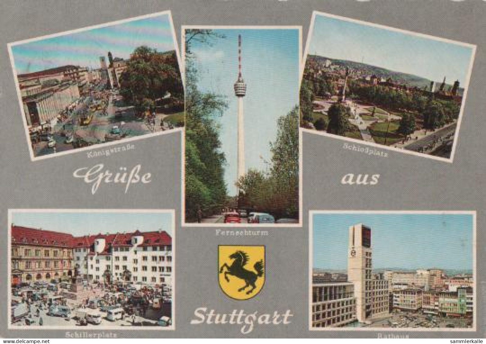 16245 - Stuttgart U.a. Rathaus - Ca. 1965 - Stuttgart