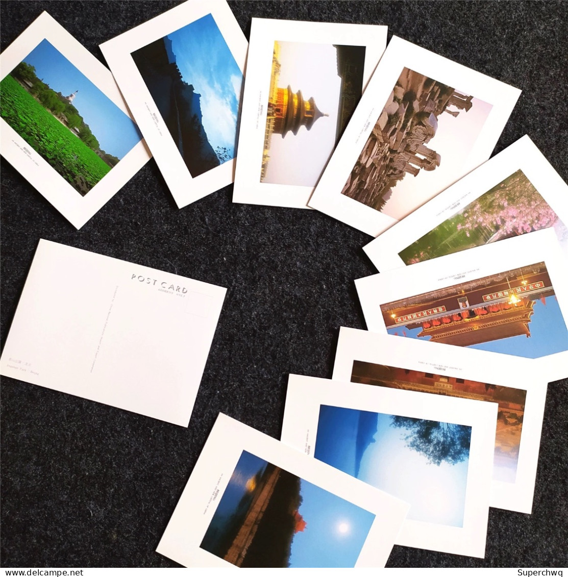 China Postcard Beijing Morning: A Set Of 10 Photography Postcards Featuring The Scenery Of The Capital At Dawn, Produced - China