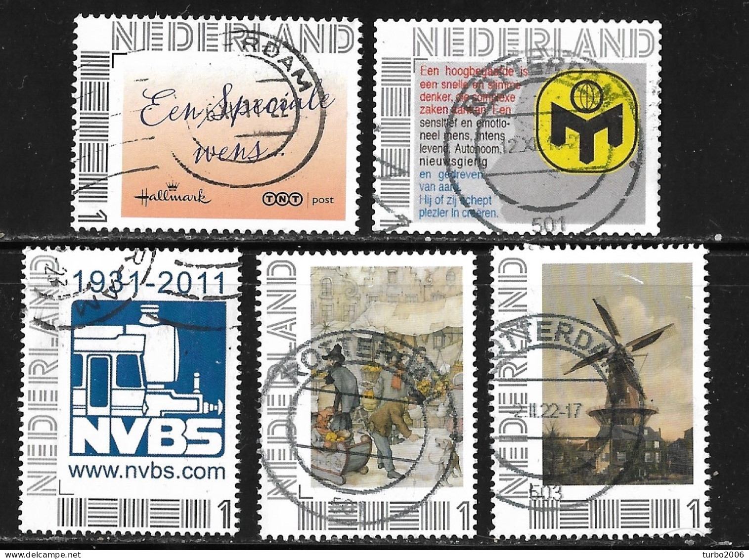 Persoonlijke Zegel 5 Verschillende Als NVPH 2788 - Timbres Personnalisés