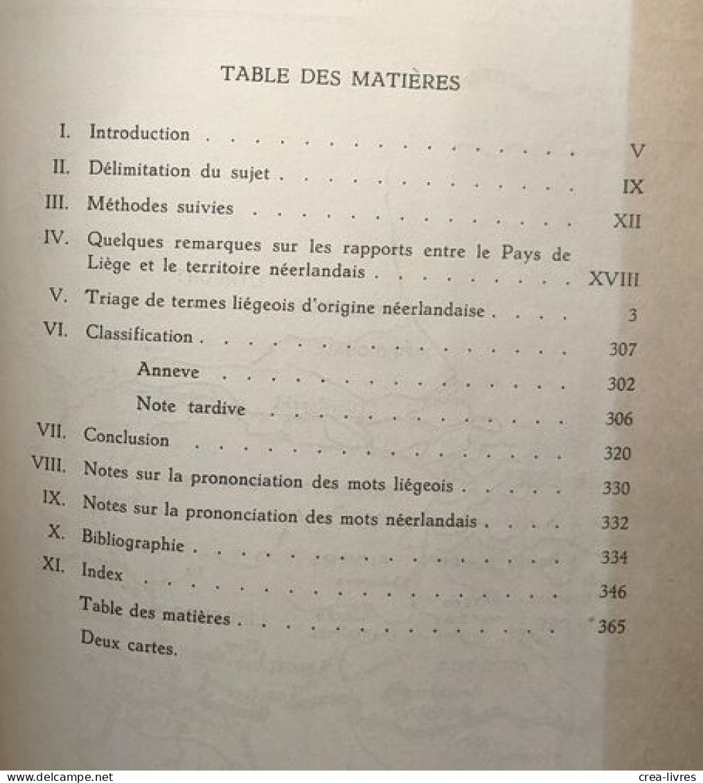 Eléments Néerlandais Du Wallon Liégeois - Wissenschaft