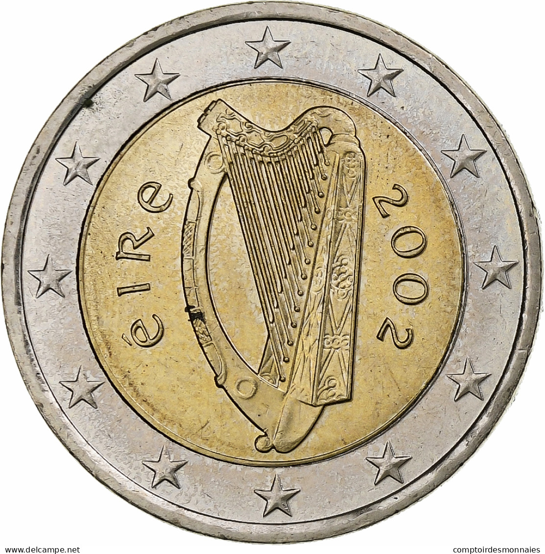 République D'Irlande, 2 Euro, 2002, Sandyford, SPL, Bimétallique, KM:39 - Ireland