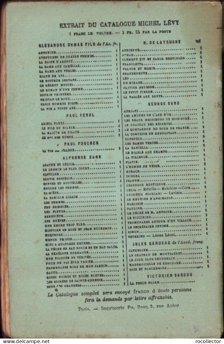 Les Sept Péchés Capitaux La Luxure La Paresse Par Eugen Sue 1887 C4120N - Oude Boeken