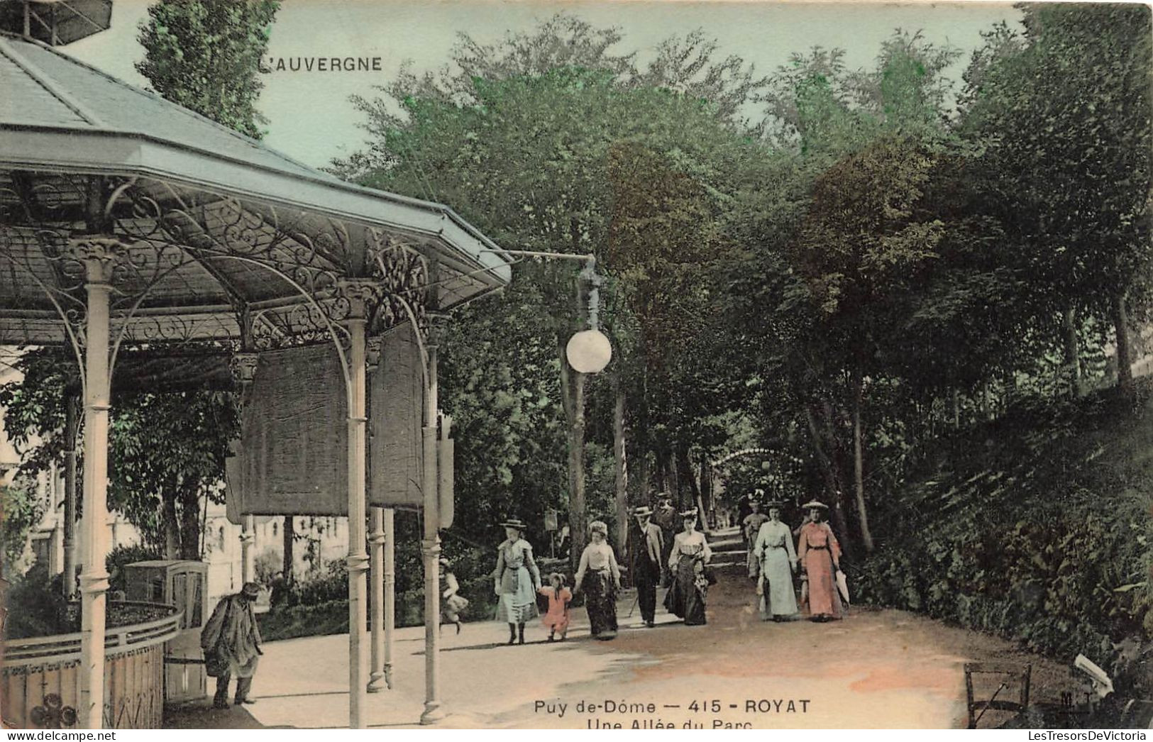 FRANCE - Royat - Une Allée Du Parc - Carte Postale Ancienne - Royat