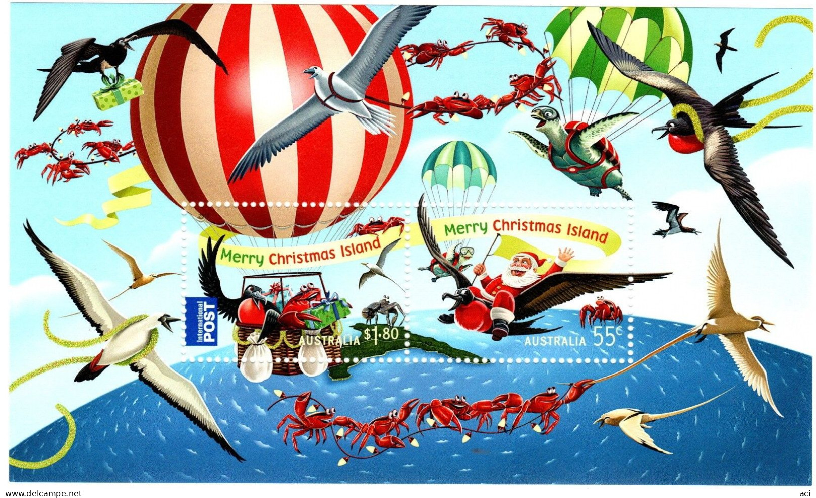 Christmas Island ASC 704 MS 2013 Christmas  ,miniature Sheet, Mint Never Hinged - Christmas Island