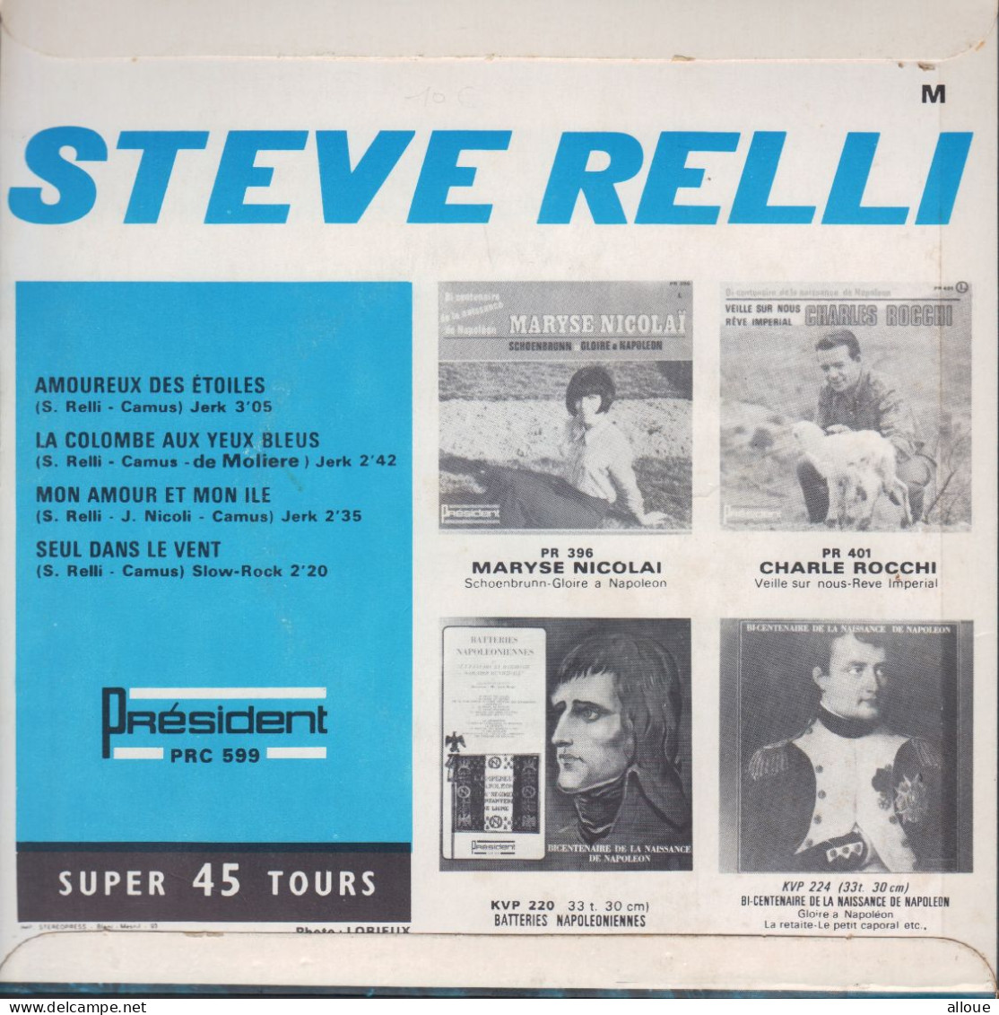 STEVE RELLI - FR EP - AMOUREUX DES ETOILES + 3 - Andere - Franstalig