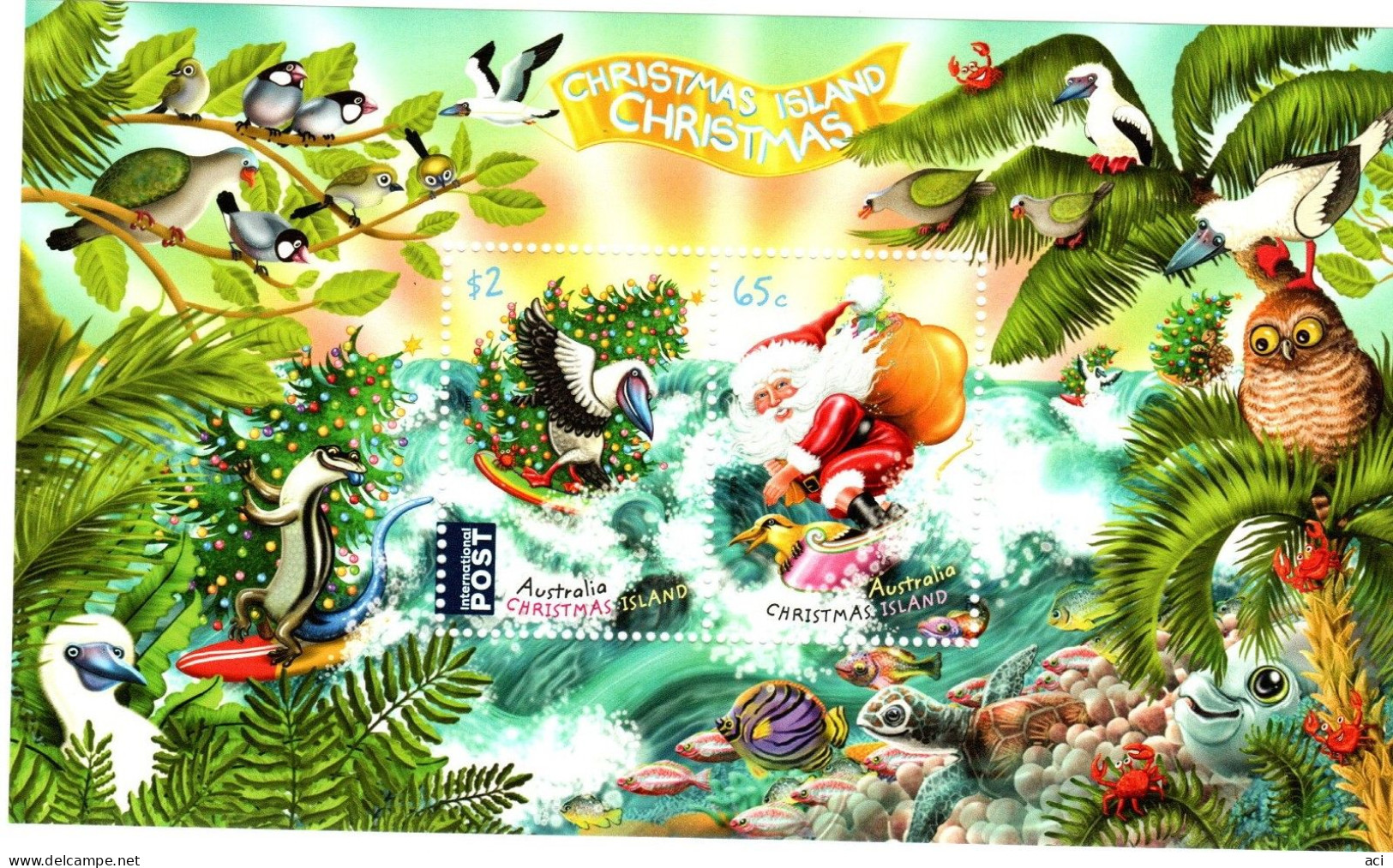 Christmas Island ASC 803 MS 2018 Christmas ,miniature Sheet, Mint Never Hinged - Christmaseiland
