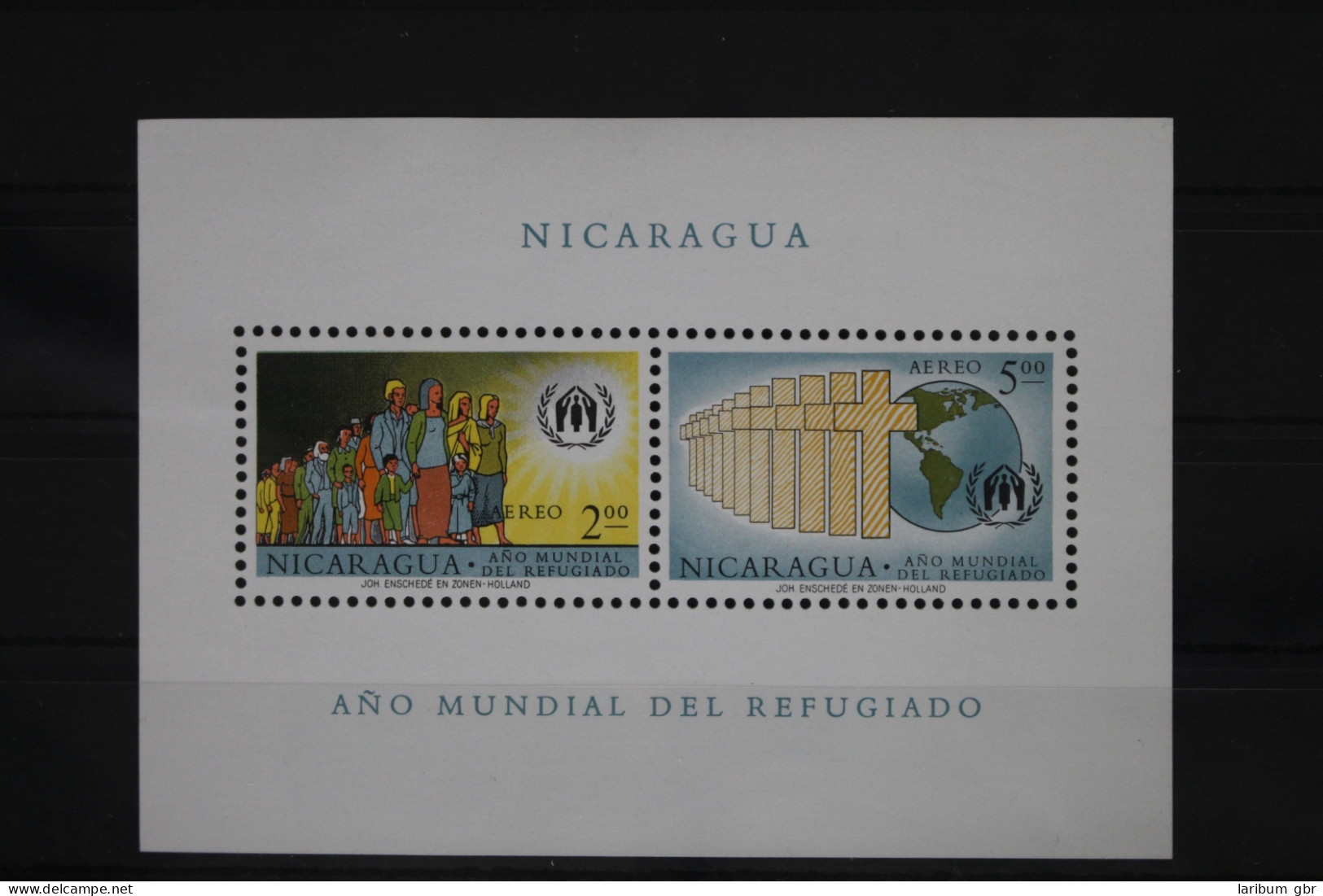 Nicaragua Block 54 Mit 1257-1258 Postfrisch #UV228 - Nicaragua