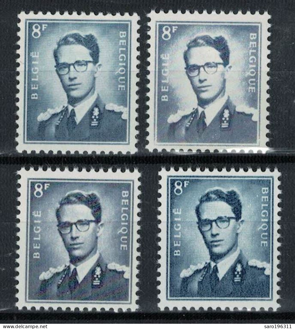 ROI BAUDOUIN  ** / MNH  8 FR  4 NUANCES   à  1.39 - Ungebraucht