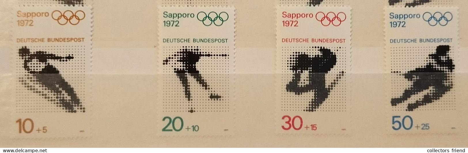 Germany - Olympia Olimpiques Olympic Games - Sapporo '72 - Einzelmarken Aus Block 6 - MNH** - Hiver 1972: Sapporo
