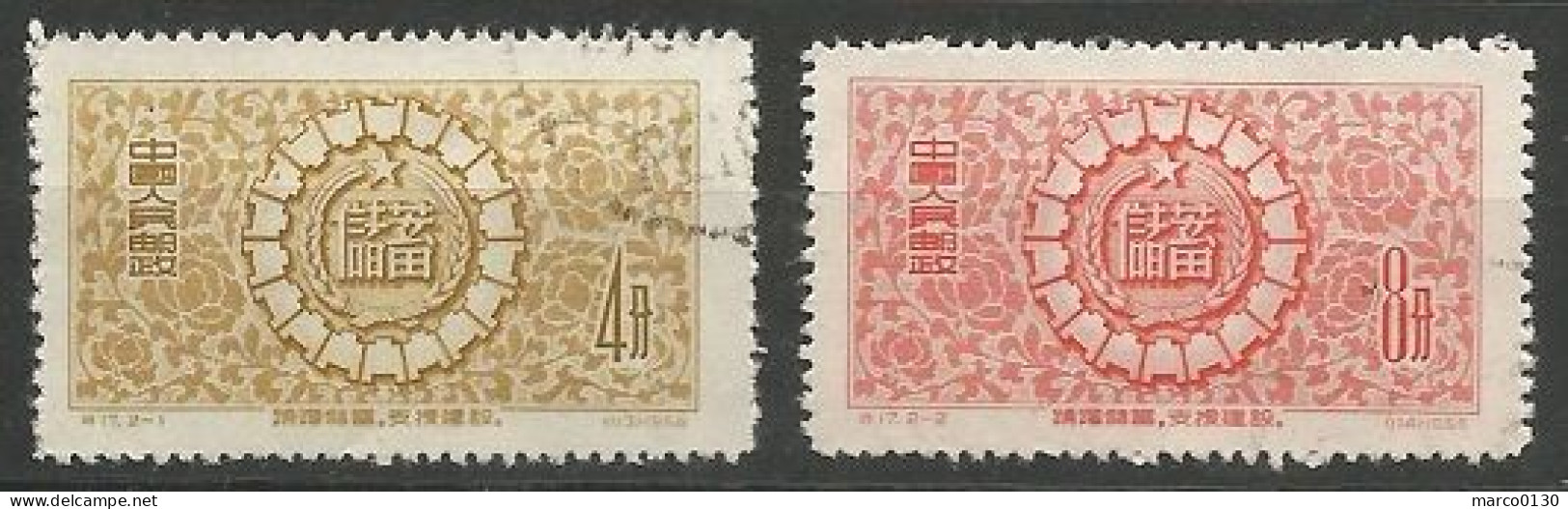 CHINE N° 1085 + N° 1086 OBLITERE - Used Stamps