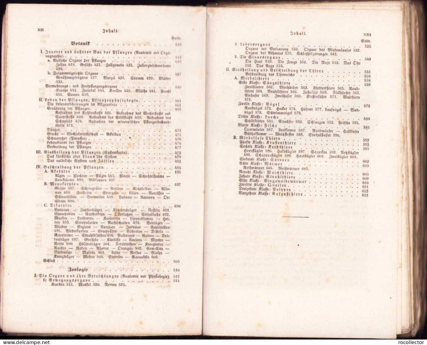 Das Buch Der Natur, Die Lehren Der Physik, Astronomie, Chemie, Mineralogie, Geologie ... Von Friedrich Schoedler 1850 - Livres Anciens