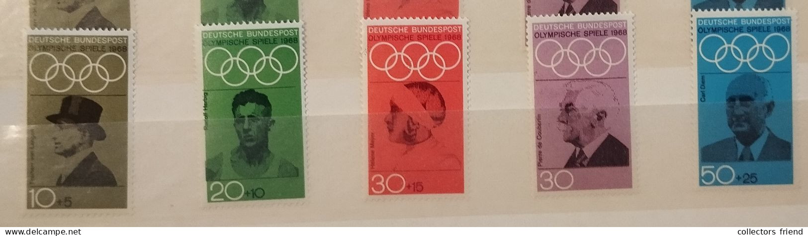 Germany - Olympia Olimpiques Olympic Games - Mexiko Mexico '68 - MNH** - Summer 1968: Mexico City
