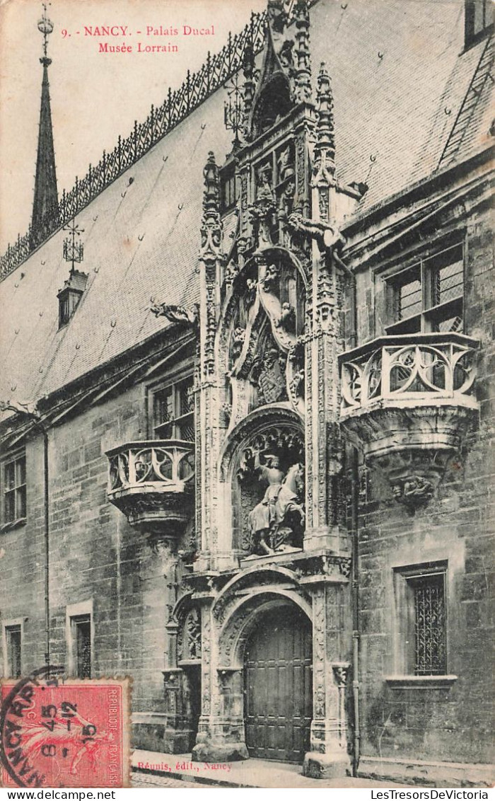 FRANCE - Nancy - Palais Ducal - Musée Lorrain - Vue Panoramique - Face à L'entrée - Carte Postale Ancienne - Nancy