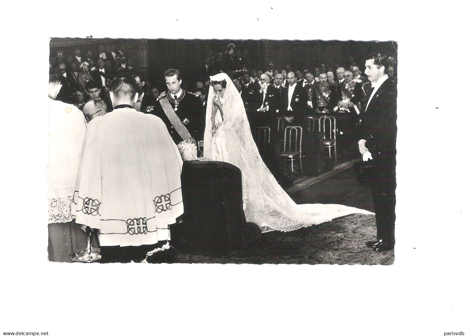 HET HUWELIJK VAN Z.K.H. PRINS ALBERT VAN LUIK MET PRINSES PAOLA  (7235) - Royal Families