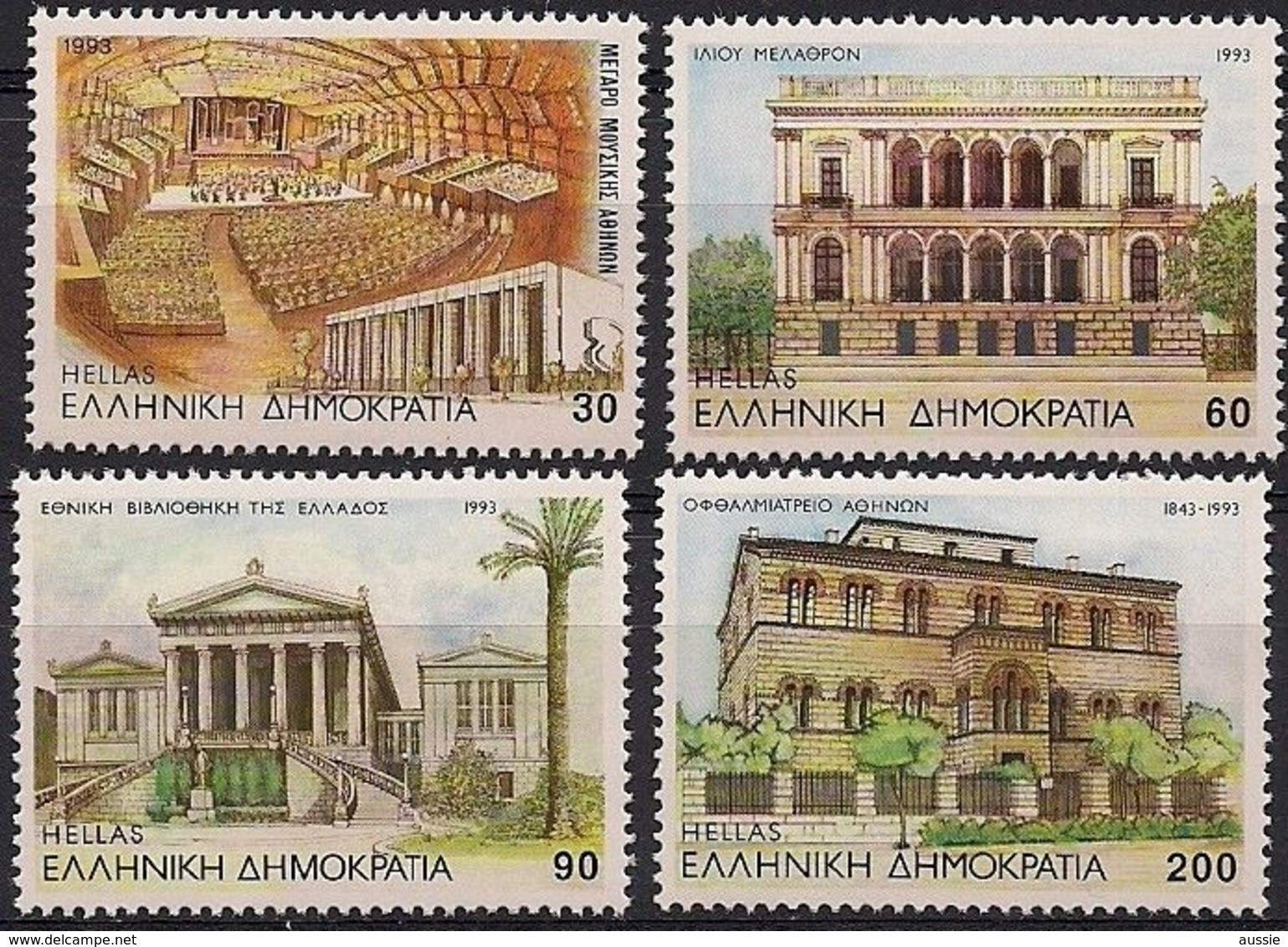 Gréce Greece Hellas Griekenland 1993 Yvertn° 1828-1831 *** MNH Cote 9 Euro - Nuovi