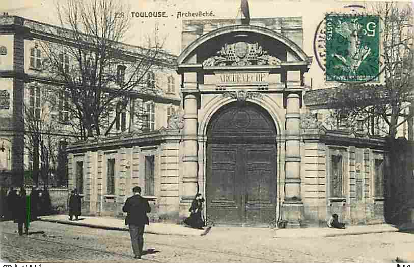 31 - Toulouse - Archeveché - Animée - Oblitération Ronde De 1907 - CPA - Voir Scans Recto-Verso - Toulouse