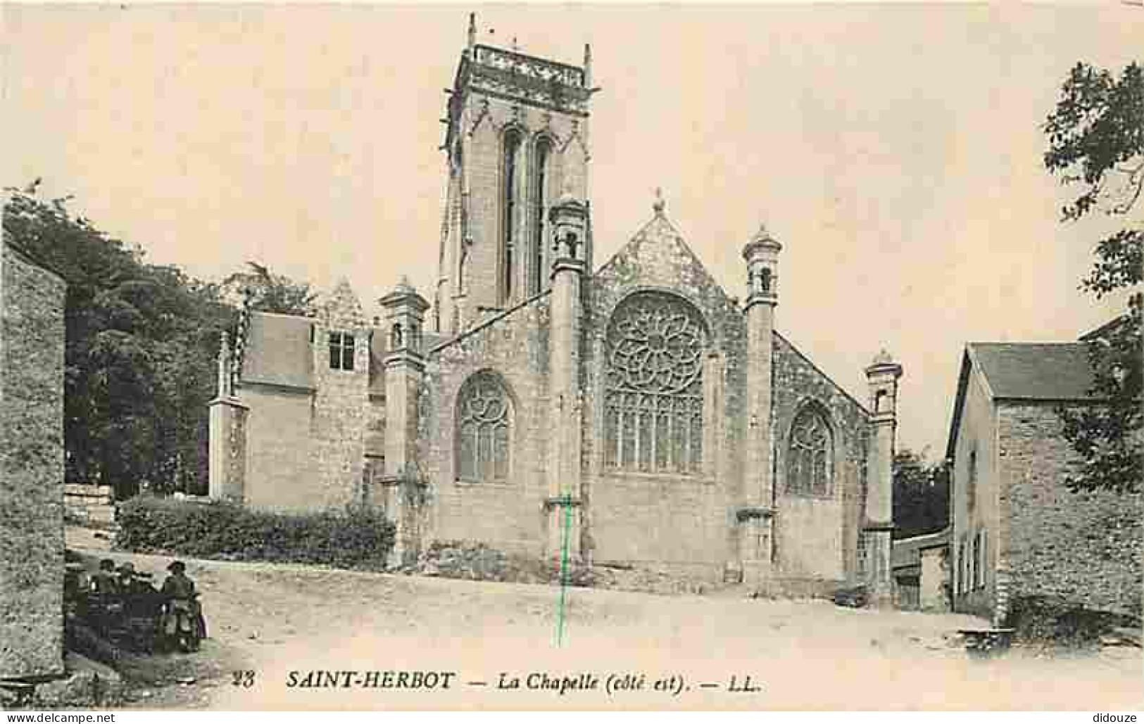 29 - Saint Herbot - La Chapelle - Animée - CPA - Voir Scans Recto-Verso - Saint-Herbot