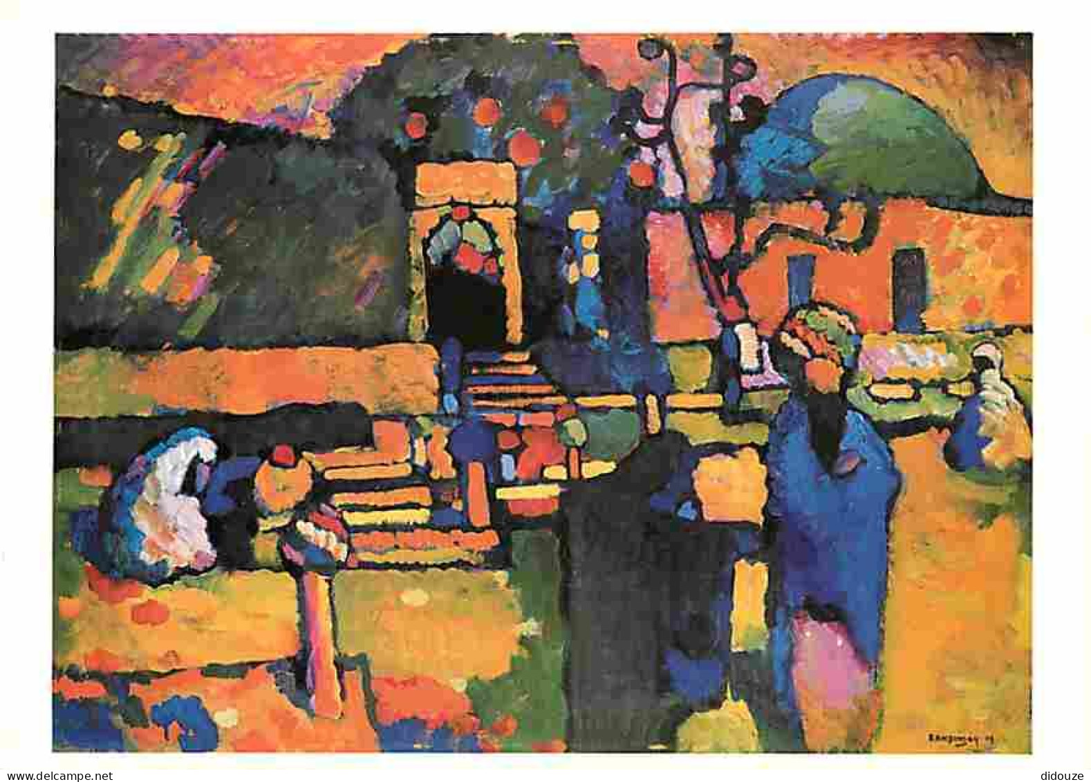 Art - Peinture - Wassily Kandinsky - Arabker - Friedhof - CPM - Voir Scans Recto-Verso - Pintura & Cuadros