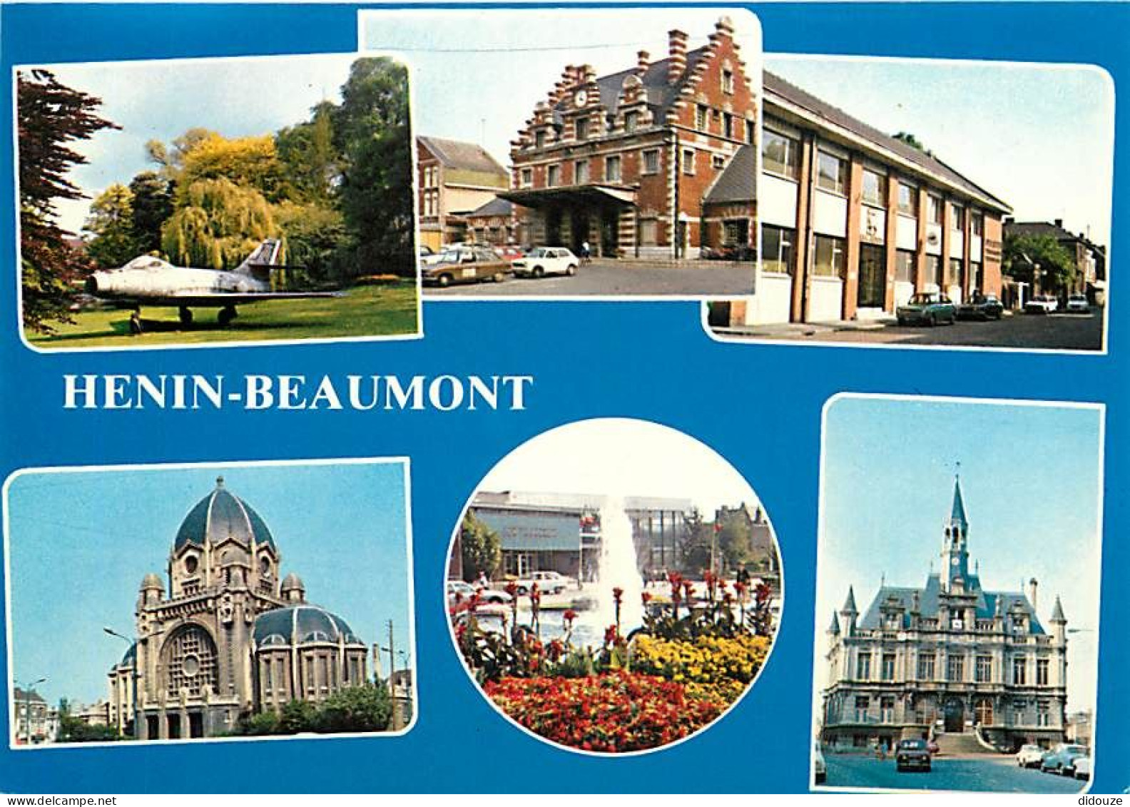 62 - Hénin Beaumont - Multivues - Automobiles - Fleurs - Avions - CPM - Carte Neuve - Voir Scans Recto-Verso - Henin-Beaumont