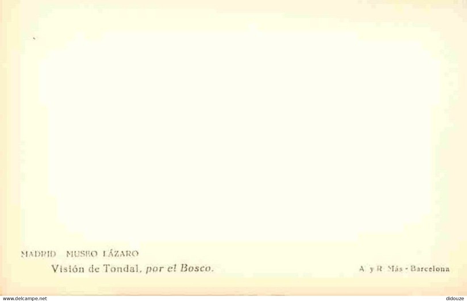 Art - Peinture - El Bosco - Vision De Tondal - CPM - Voir Scans Recto-Verso - Malerei & Gemälde