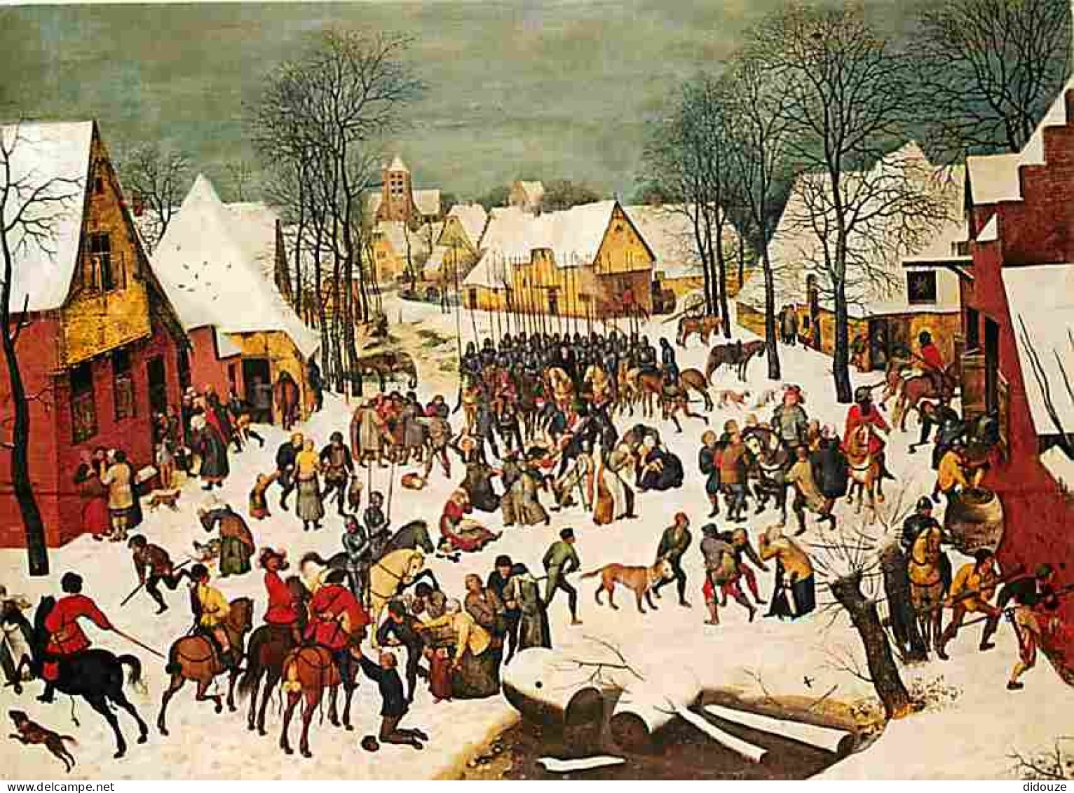Art - Peinture - Pieter Bruegel - Le Massacre Des Innocents - CPM - Voir Scans Recto-Verso - Malerei & Gemälde