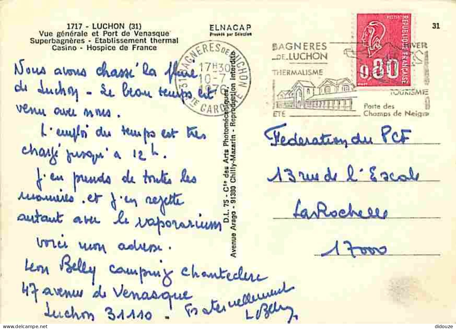 31 - Luchon - Multivues - Blasons - Flamme Postale - CPM - Voir Scans Recto-Verso - Luchon