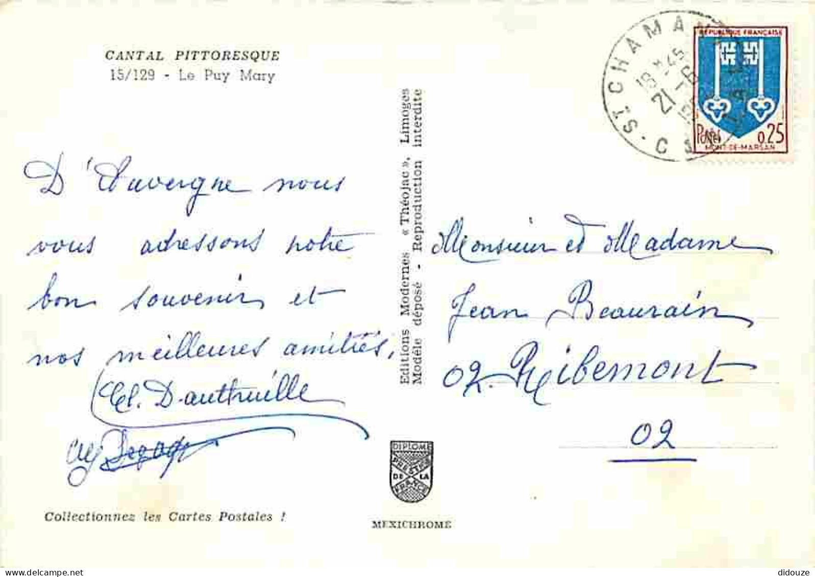 15 - Le Puy Mary - Multivues - Vaches - CPM - Voir Scans Recto-Verso - Altri & Non Classificati