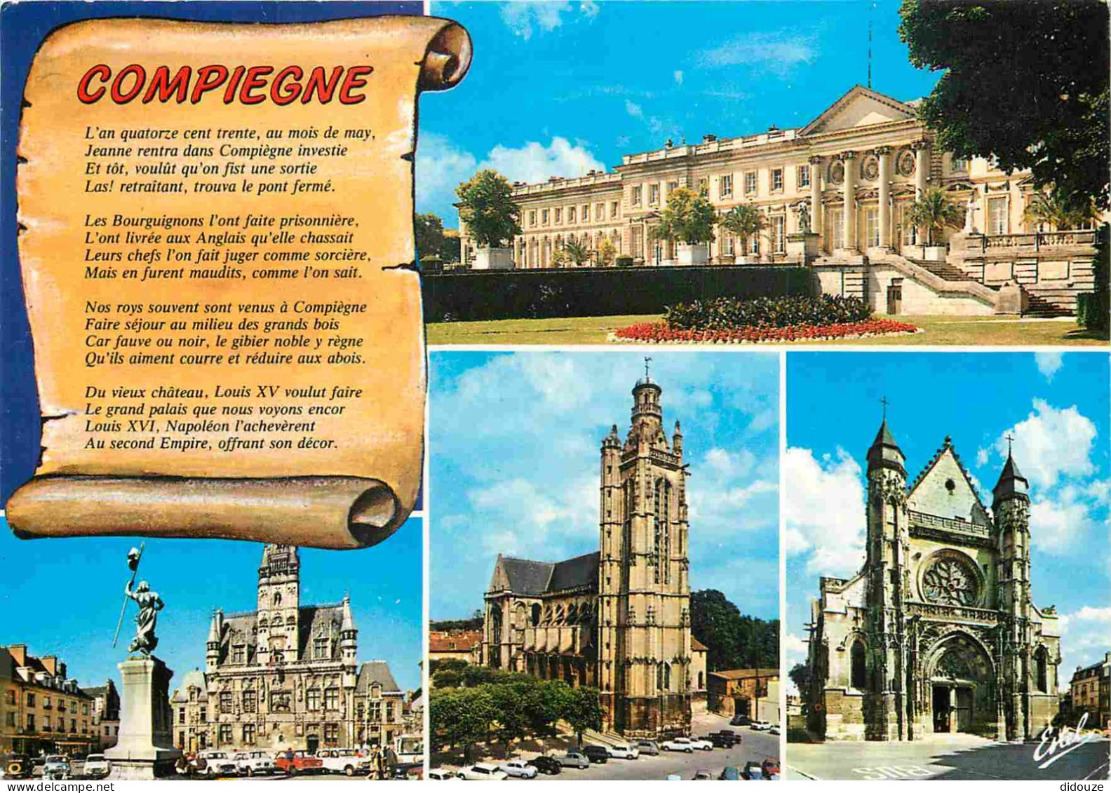 60 - Compiègne - Multivues - CPM - Voir Scans Recto-Verso - Compiegne